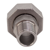 Американка c/нр нержавеющая, AISI304 DN10 (3/8"), (CF8), PTFE, PN16