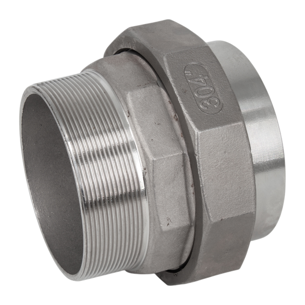 Американка c/нр нержавеющая, AISI304 DN 100 (4"), (CF8), PTFE, PN16