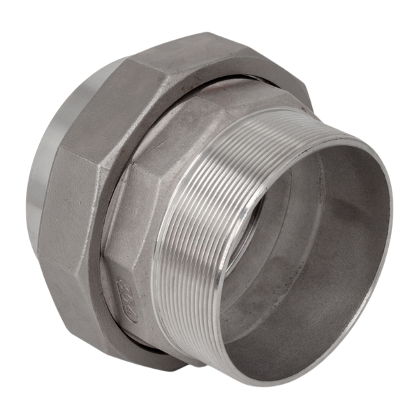 Американка c/нр нержавеющая, AISI304 DN 100 (4"), (CF8), PTFE, PN16