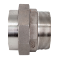 Американка c/нр нержавеющая, AISI304 DN 100 (4"), (CF8), PTFE, PN16