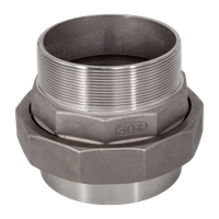 Американка c/нр нержавеющая, AISI304 DN 100 (4"), (CF8), PTFE, PN16