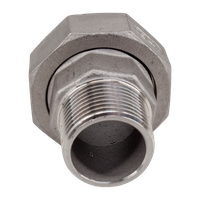 Американка c/нр нержавеющая, AISI304 DN20 (3/4"), (CF8), PTFE, PN16