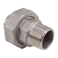 Американка c/нр нержавеющая, AISI304 DN20 (3/4"), (CF8), PTFE, PN16