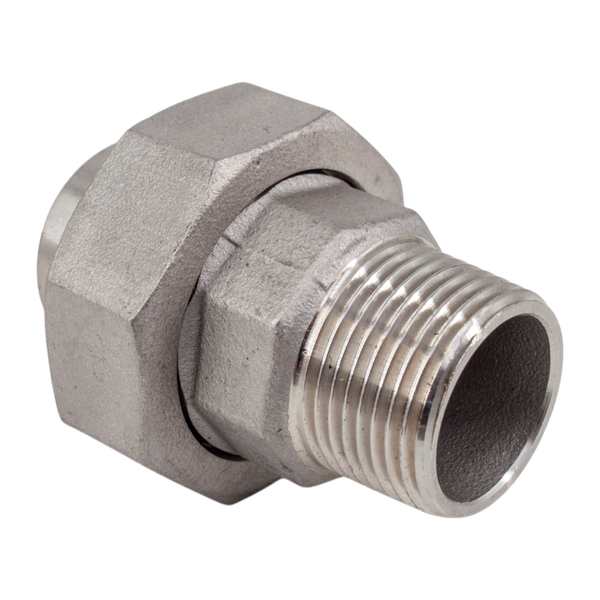 Американка c/нр нержавеющая, AISI304 DN20 (3/4"), (CF8), PTFE, PN16