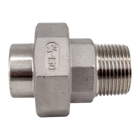Американка c/нр нержавеющая, AISI304 DN20 (3/4"), (CF8), PTFE, PN16