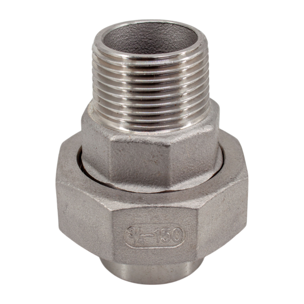 Американка c/нр нержавеющая, AISI304 DN20 (3/4"), (CF8), PTFE, PN16