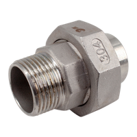 Американка c/нр нержавеющая, AISI304 DN25 (1"), (CF8), PTFE, PN16