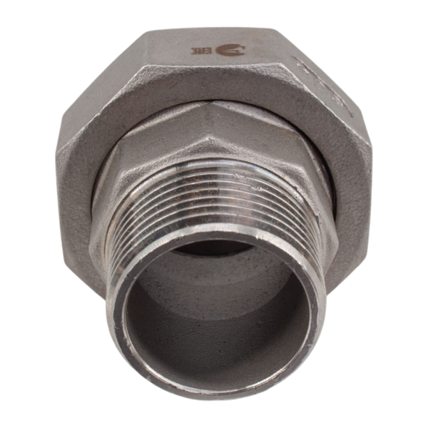 Американка c/нр нержавеющая, AISI304 DN25 (1"), (CF8), PTFE, PN16