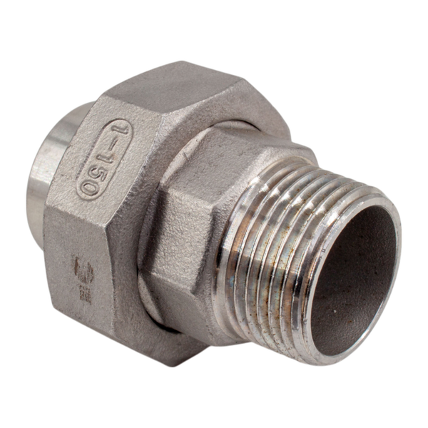 Американка c/нр нержавеющая, AISI304 DN25 (1"), (CF8), PTFE, PN16
