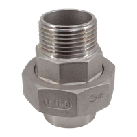 Американка c/нр нержавеющая, AISI304 DN25 (1"), (CF8), PTFE, PN16