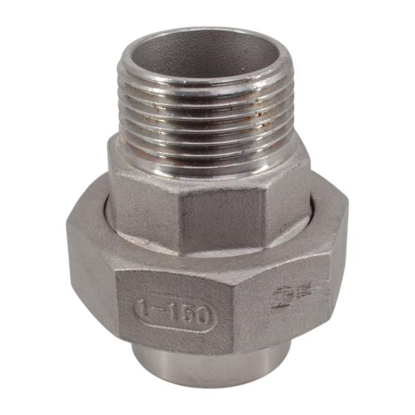 Американка c/нр нержавеющая, AISI304 DN25 (1"), (CF8), PTFE, PN16