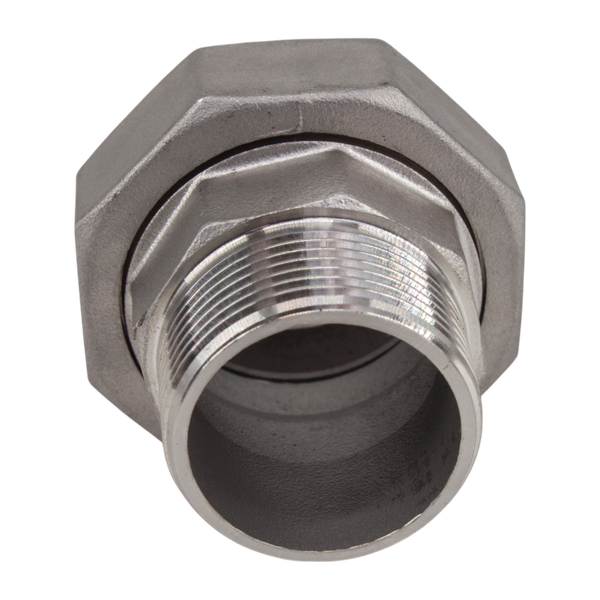 Американка c/нр нержавеющая, AISI304 DN32 (1_1/4"), (CF8), PTFE, PN16