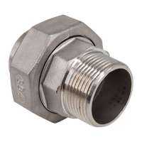 Американка c/нр нержавеющая, AISI304 DN32 (1_1/4"), (CF8), PTFE, PN16