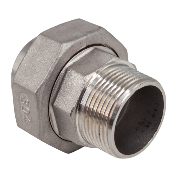 Американка c/нр нержавеющая, AISI304 DN32 (1_1/4"), (CF8), PTFE, PN16