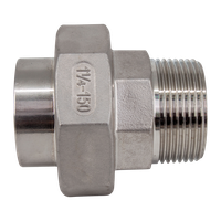 Американка c/нр нержавеющая, AISI304 DN32 (1_1/4"), (CF8), PTFE, PN16