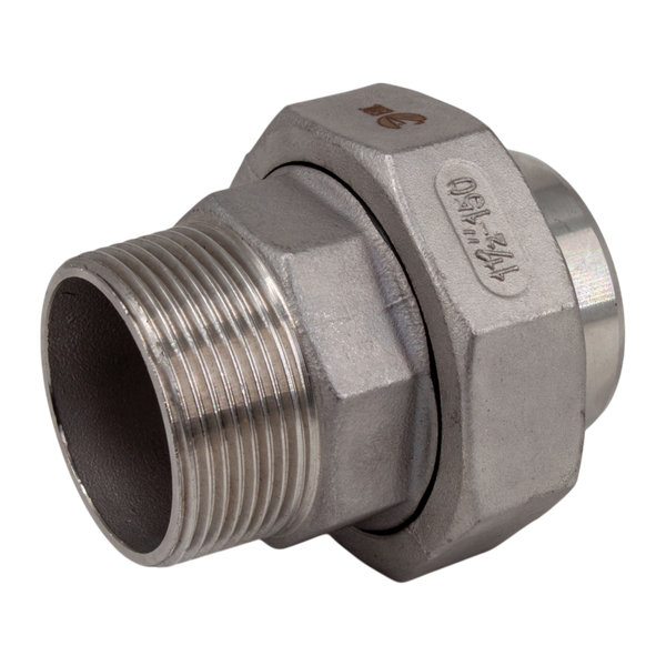 Американка c/нр нержавеющая, AISI304 DN40 (1_1/2"), (CF8), PTFE, PN16