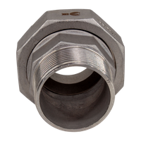 Американка c/нр нержавеющая, AISI304 DN40 (1_1/2"), (CF8), PTFE, PN16