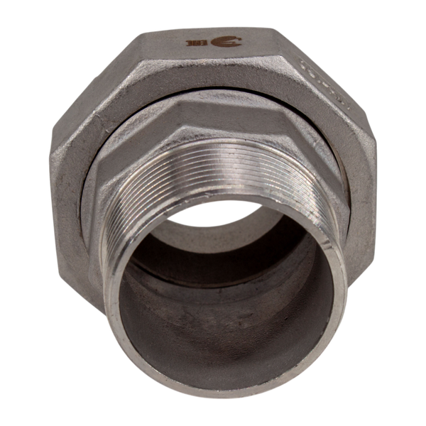 Американка c/нр нержавеющая, AISI304 DN40 (1_1/2"), (CF8), PTFE, PN16
