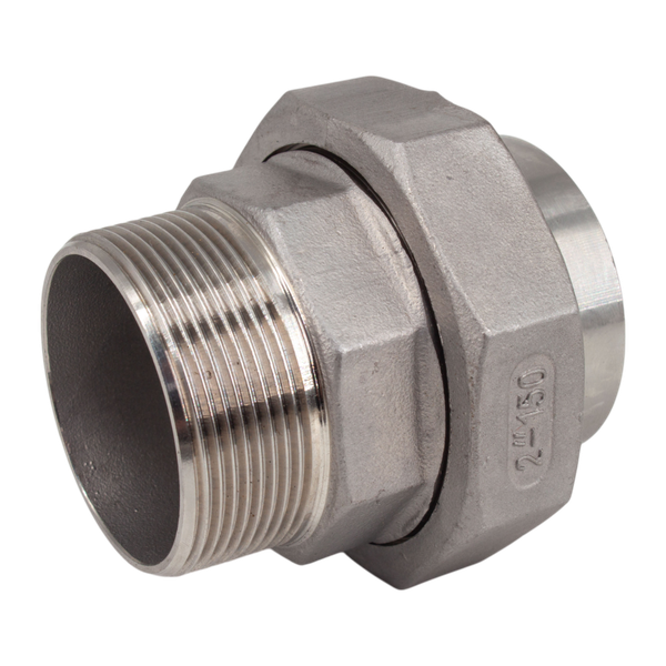Американка c/нр нержавеющая, AISI304 DN50 (2"), (CF8), PTFE, PN16