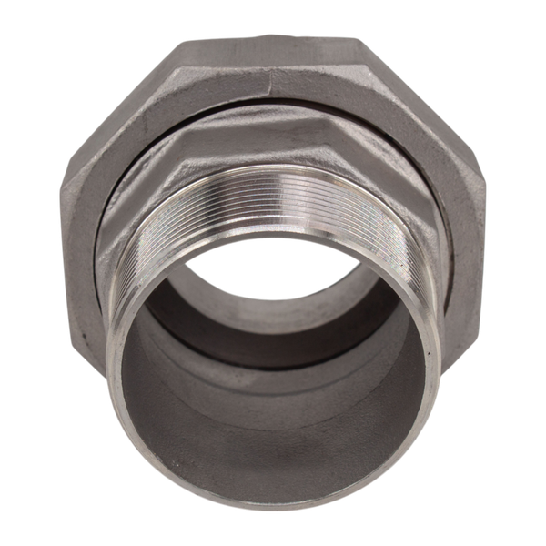 Американка c/нр нержавеющая, AISI304 DN50 (2"), (CF8), PTFE, PN16