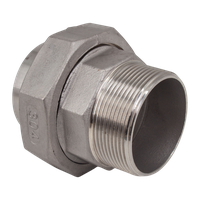 Американка c/нр нержавеющая, AISI304 DN50 (2"), (CF8), PTFE, PN16