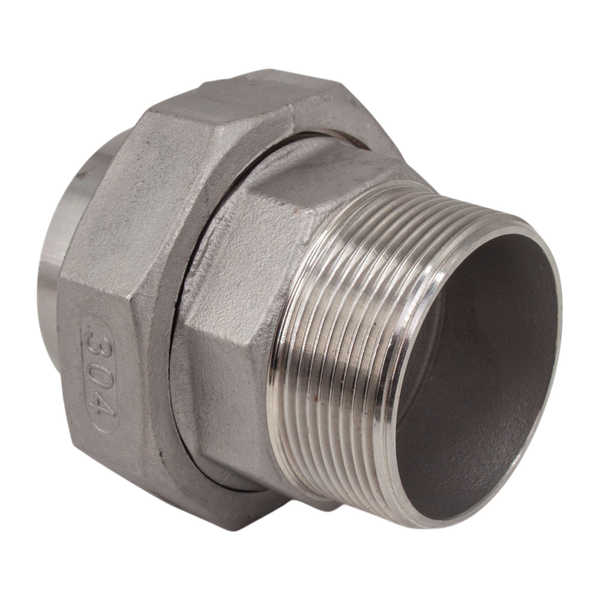 Американка c/нр нержавеющая, AISI304 DN50 (2"), (CF8), PTFE, PN16