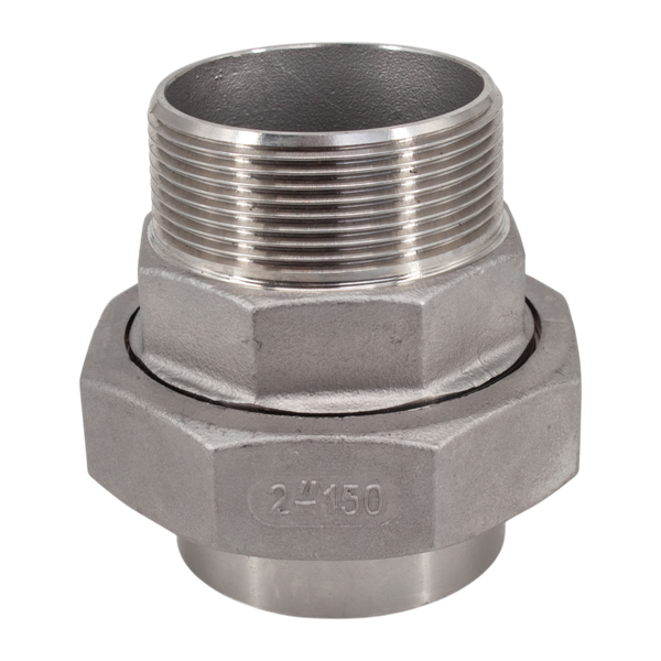 Американка c/нр нержавеющая, AISI304 DN50 (2"), (CF8), PTFE, PN16