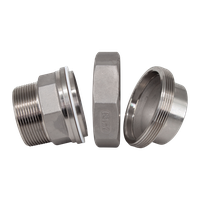 Американка c/нр нержавеющая, AISI304 DN50 (2"), (CF8), PTFE, PN16