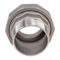 Американка c/нр нержавеющая, AISI304 DN65 (2_1/2"), (CF8), PTFE, PN16