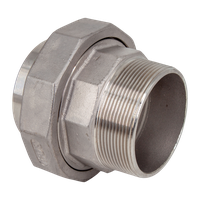 Американка c/нр нержавеющая, AISI304 DN65 (2_1/2"), (CF8), PTFE, PN16