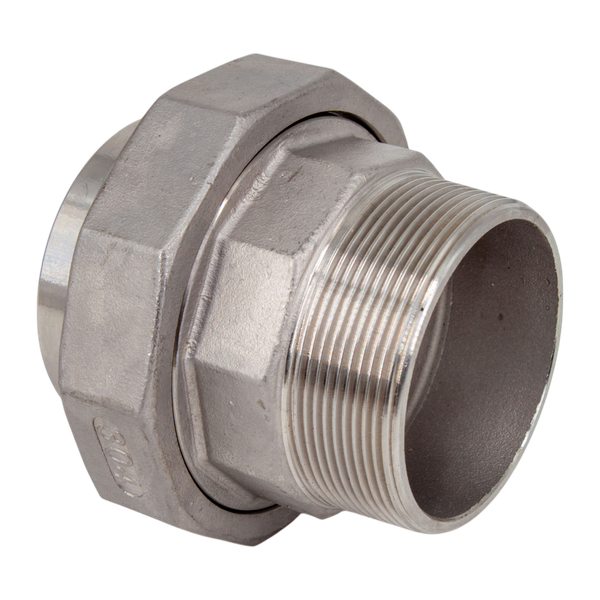 Американка c/нр нержавеющая, AISI304 DN65 (2_1/2"), (CF8), PTFE, PN16