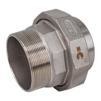 Американка c/нр нержавеющая, AISI304 DN80 (3"), (CF8), PTFE, PN16