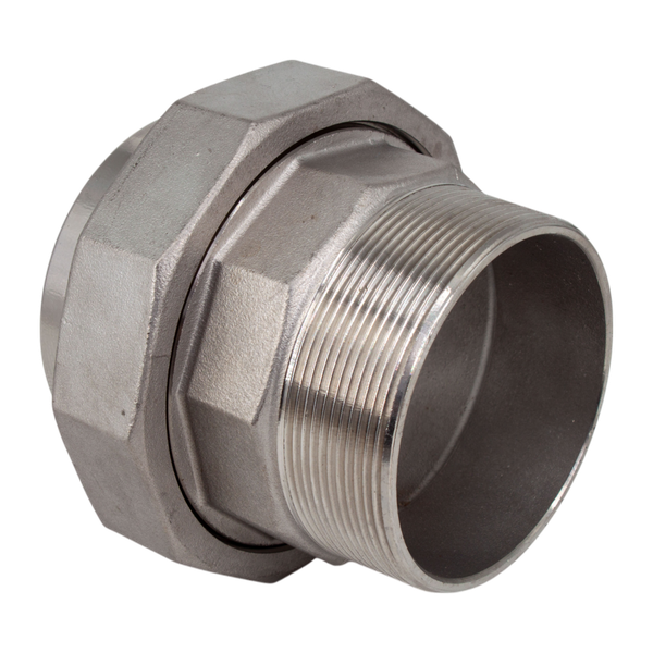 Американка c/нр нержавеющая, AISI304 DN80 (3"), (CF8), PTFE, PN16