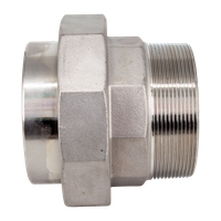 Американка c/нр нержавеющая, AISI304 DN80 (3"), (CF8), PTFE, PN16