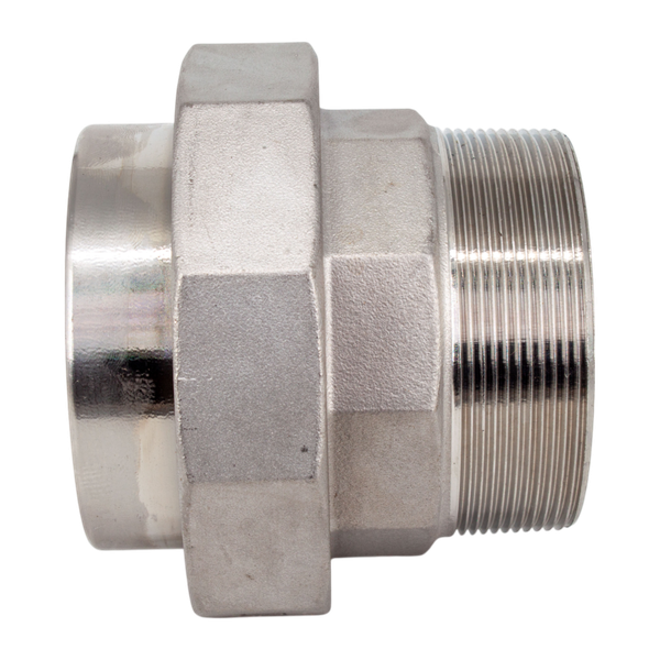 Американка c/нр нержавеющая, AISI304 DN80 (3"), (CF8), PTFE, PN16