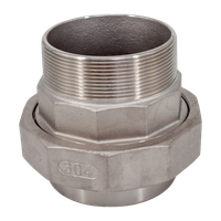 Американка c/нр нержавеющая, AISI304 DN80 (3"), (CF8), PTFE, PN16