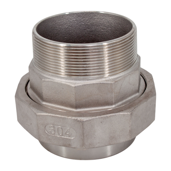 Американка c/нр нержавеющая, AISI304 DN80 (3"), (CF8), PTFE, PN16