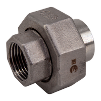 Американка с/вр нержавеющая, AISI304 DN10 (3/8"), (CF8), PTFE, PN16