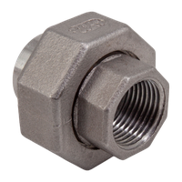 Американка с/вр нержавеющая, AISI304 DN10 (3/8"), (CF8), PTFE, PN16