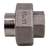 Американка с/вр нержавеющая, AISI304 DN10 (3/8"), (CF8), PTFE, PN16