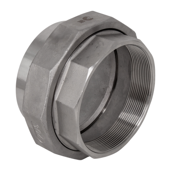 Американка c/вр нержавеющая, AISI304 DN 100 (4"), (CF8), PTFE, PN16