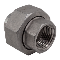 Американка с/вр нержавеющая, AISI304 DN15 (1/2"), (CF8), PTFE, PN16