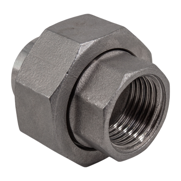 Американка с/вр нержавеющая, AISI304 DN15 (1/2"), (CF8), PTFE, PN16