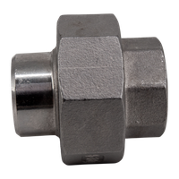 Американка с/вр нержавеющая, AISI304 DN15 (1/2"), (CF8), PTFE, PN16