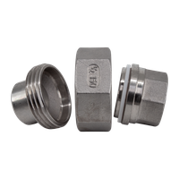 Американка с/вр нержавеющая, AISI304 DN15 (1/2"), (CF8), PTFE, PN16