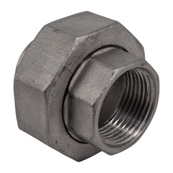 Американка с/вр нержавеющая, AISI304 DN20 (3/4"), (CF8), PTFE, PN16
