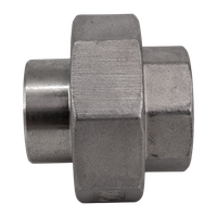 Американка с/вр нержавеющая, AISI304 DN20 (3/4"), (CF8), PTFE, PN16