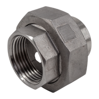 Американка с/вр нержавеющая, AISI304 DN25 (1"), (CF8), PTFE, PN16