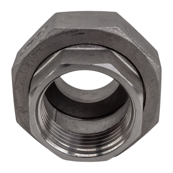 Американка с/вр нержавеющая, AISI304 DN25 (1"), (CF8), PTFE, PN16
