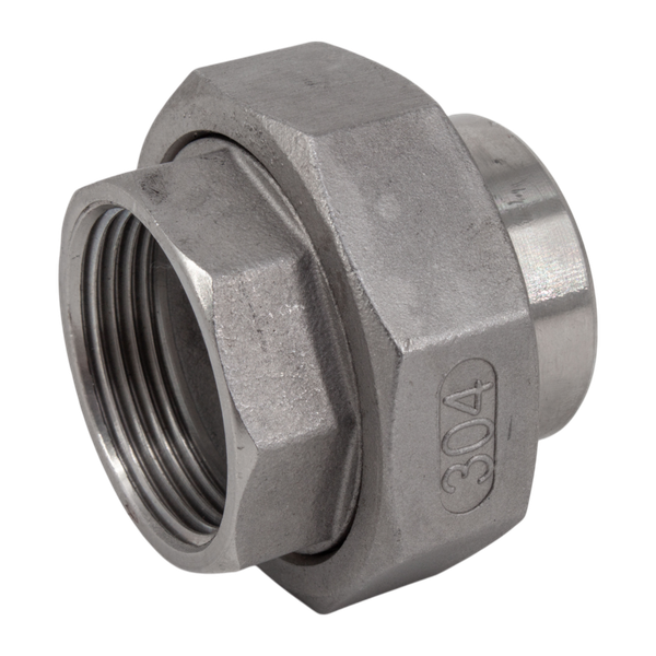 Американка с/вр нержавеющая, AISI304 DN32 (1_1/4"), (CF8), PTFE, PN16